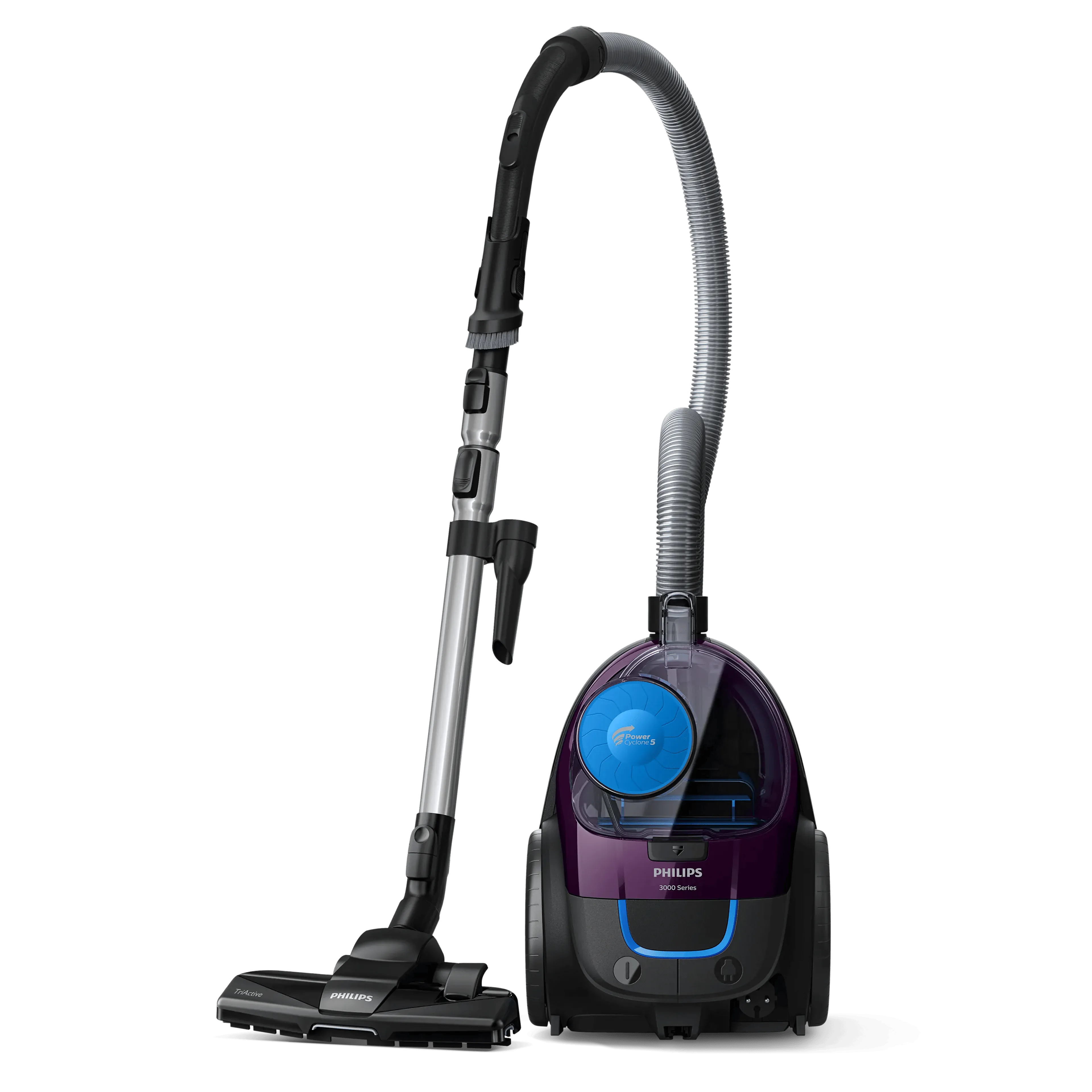 Philips 3000 series PowerPro Compact FC9333/09 - 900W - TriActive mondstuk - Hardfloor nozzle - Magic Purple