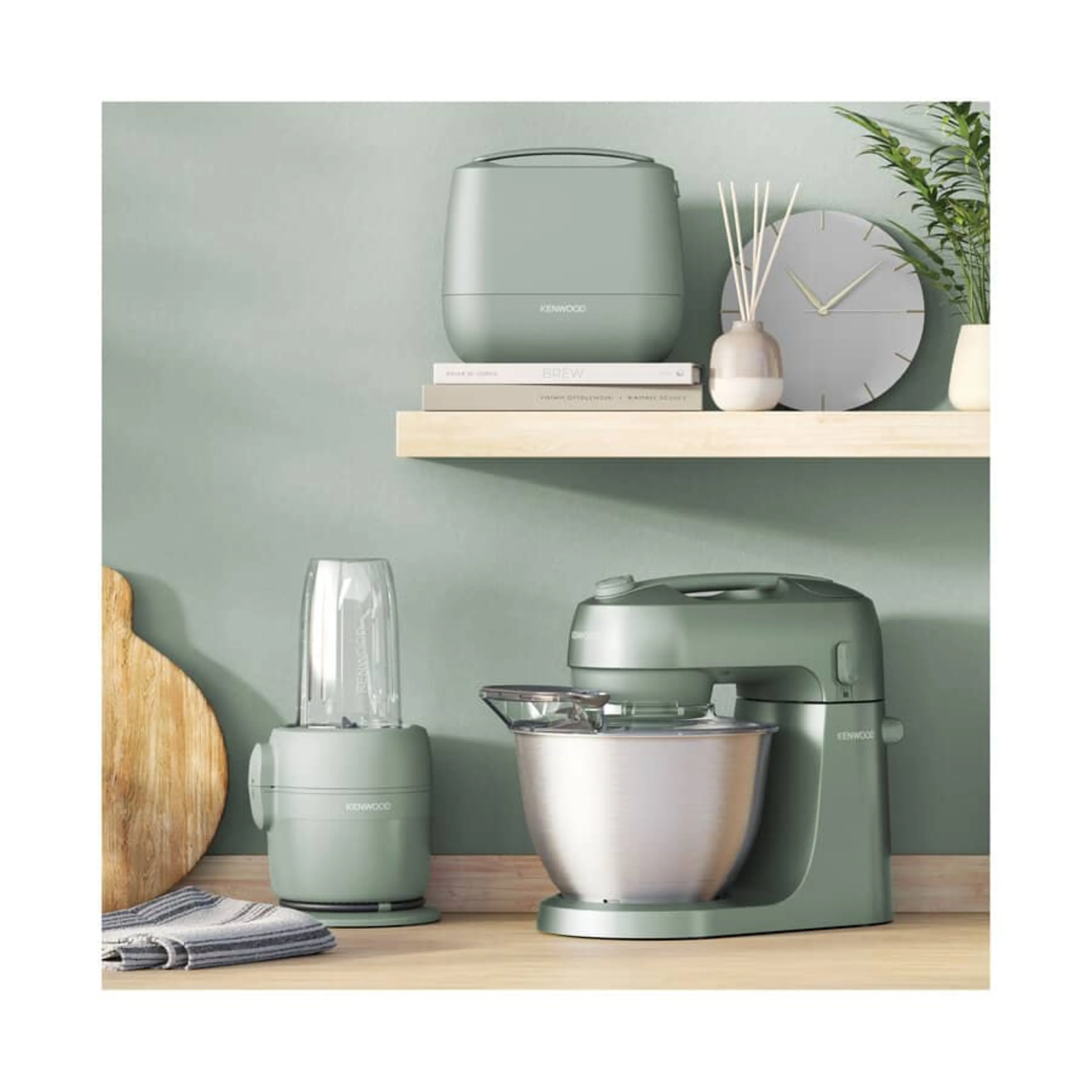 Kenwood Go KZM35.000GR - 800 W - 4 L - metaal - groen