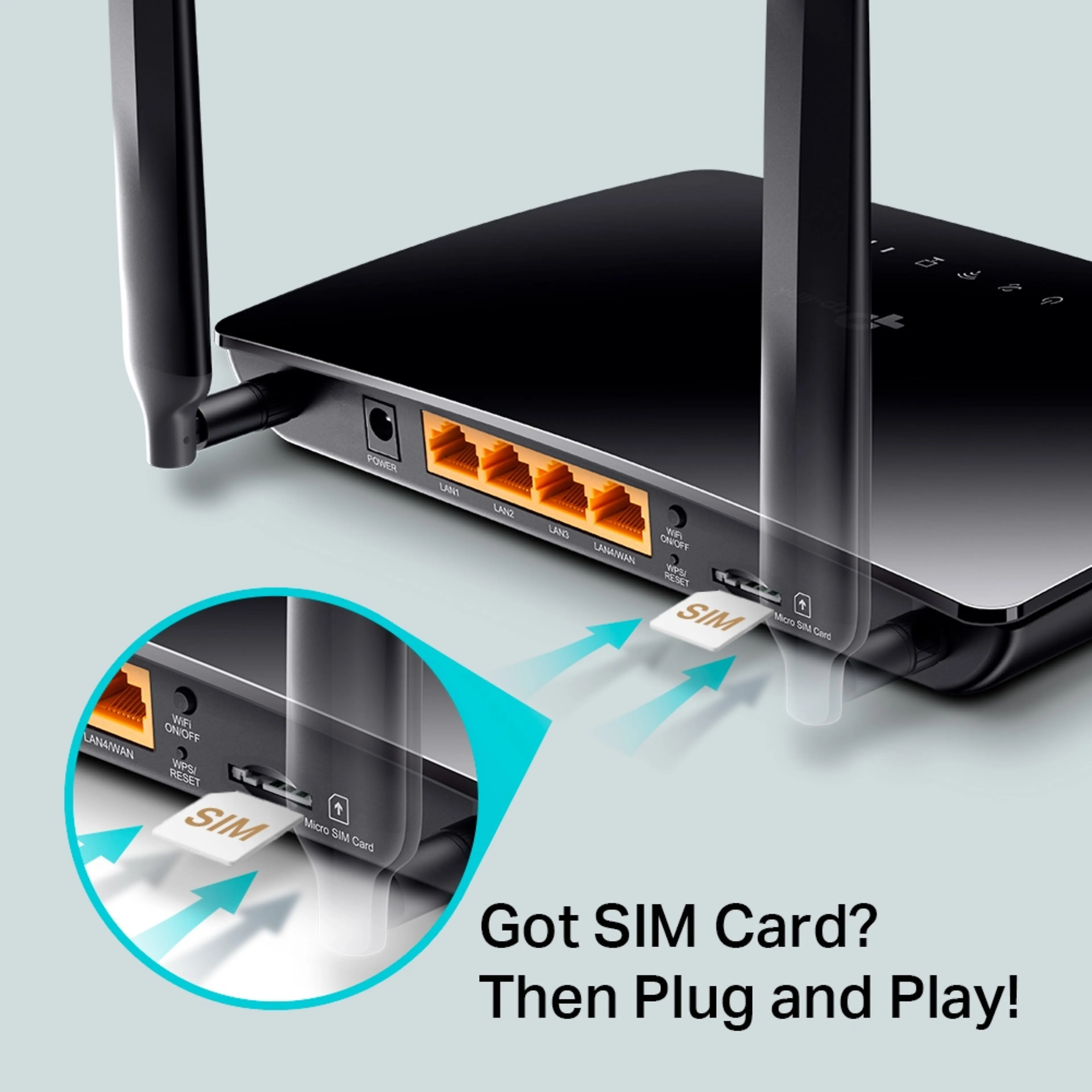 TP-Link Archer AC750 MR200 4G LTE dual band router 3x LAN 10/100Mbps 433Mbps 5GHz 300Mbps 2.4GHz