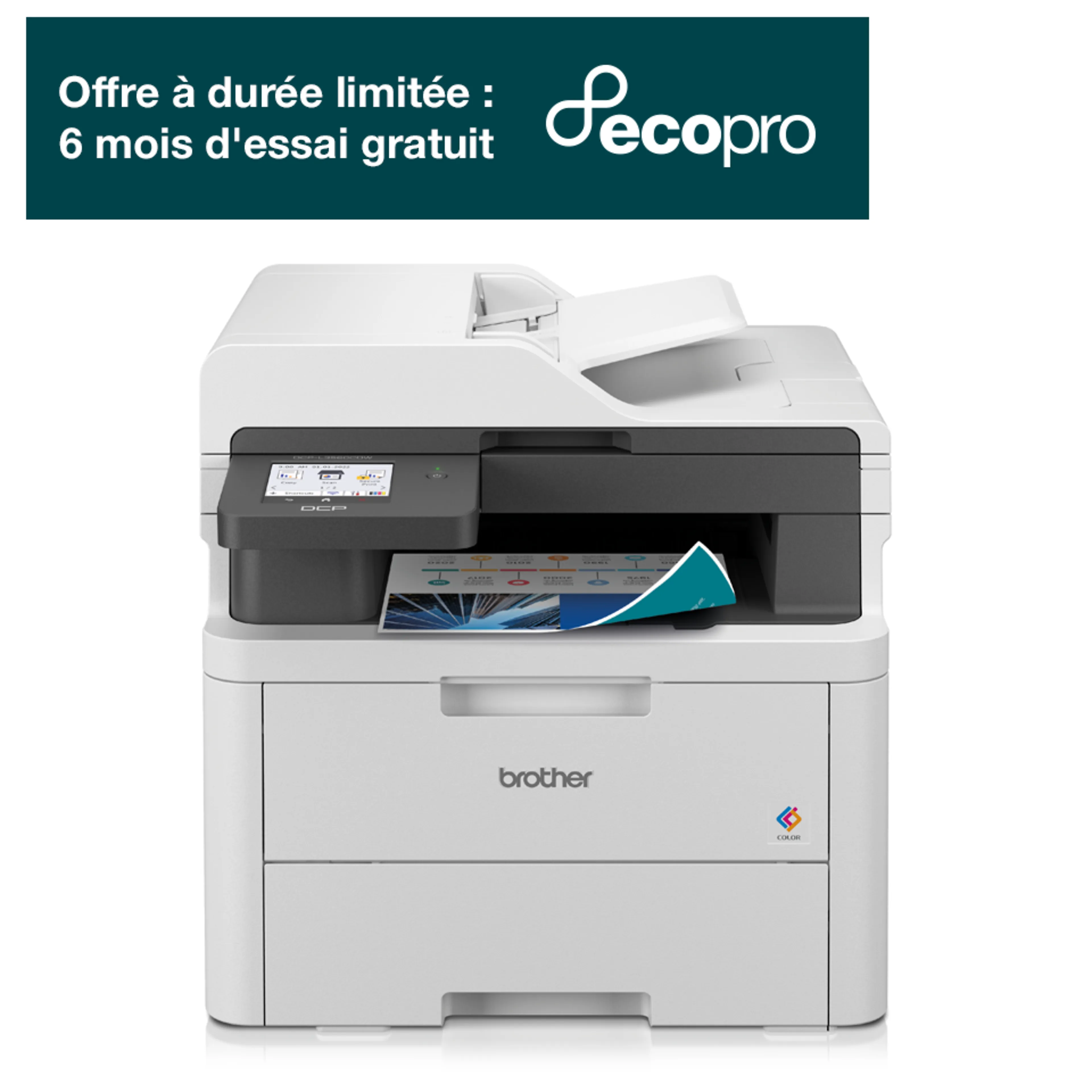 Brother DCP-L3560CDW - draadloos - kleur - multifunctioneel - compact