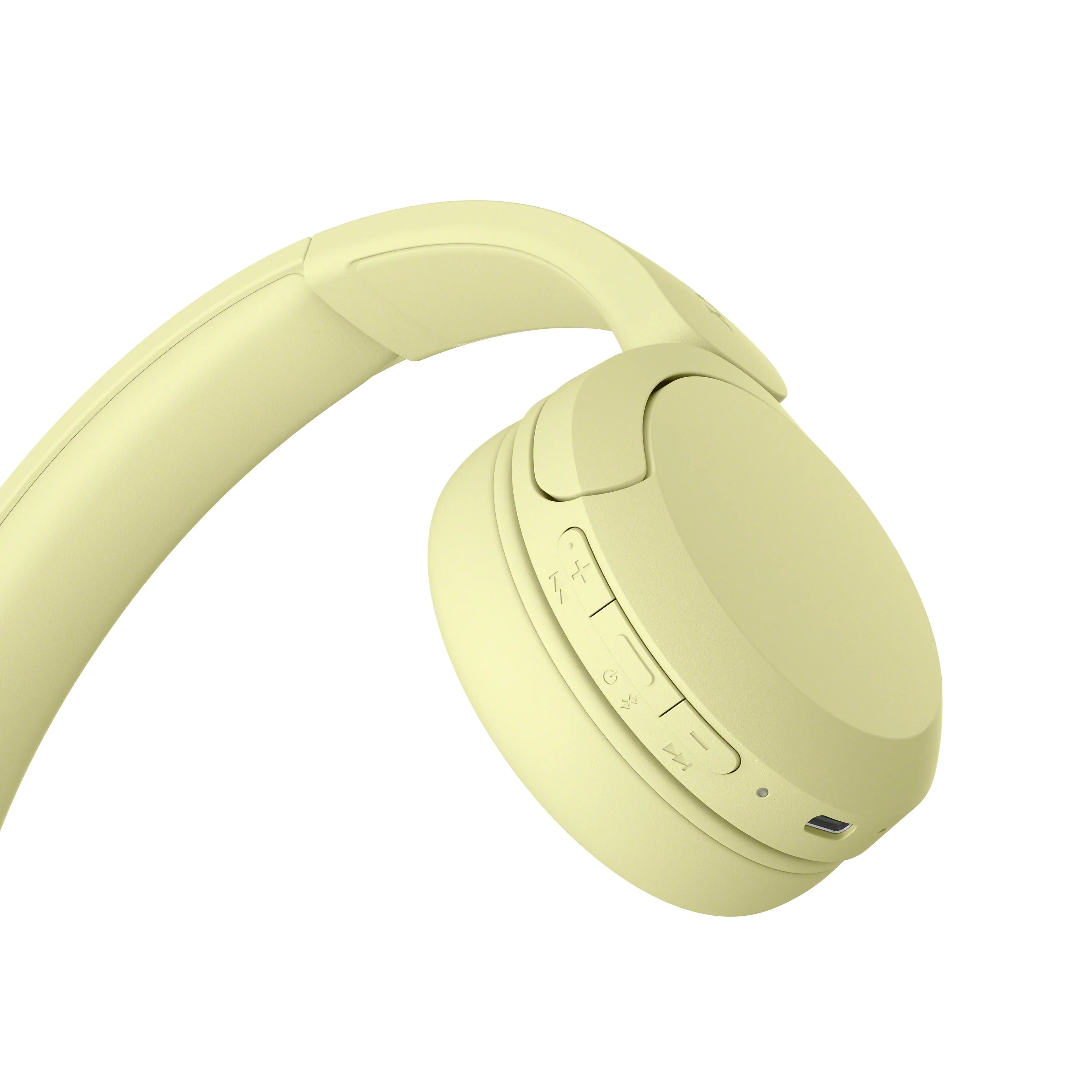 Sony wireless headphones WH-CH520 - bluetooth - microphone - yellow
