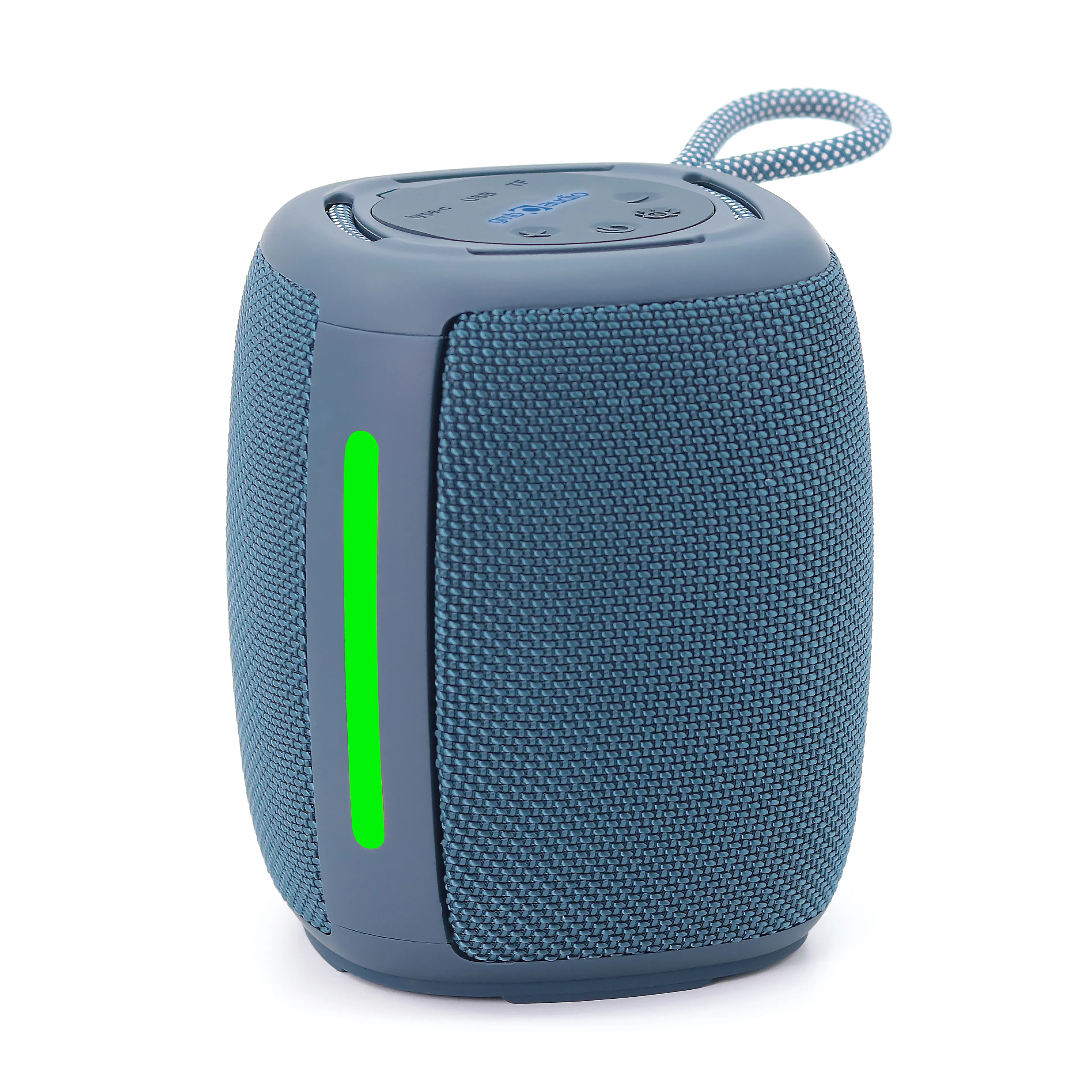 Gembird Haut-parleur BT SPK-BT-LED-03-B - Bluetooth - micro intégré - effet lumineux led rvb - entrée AUX