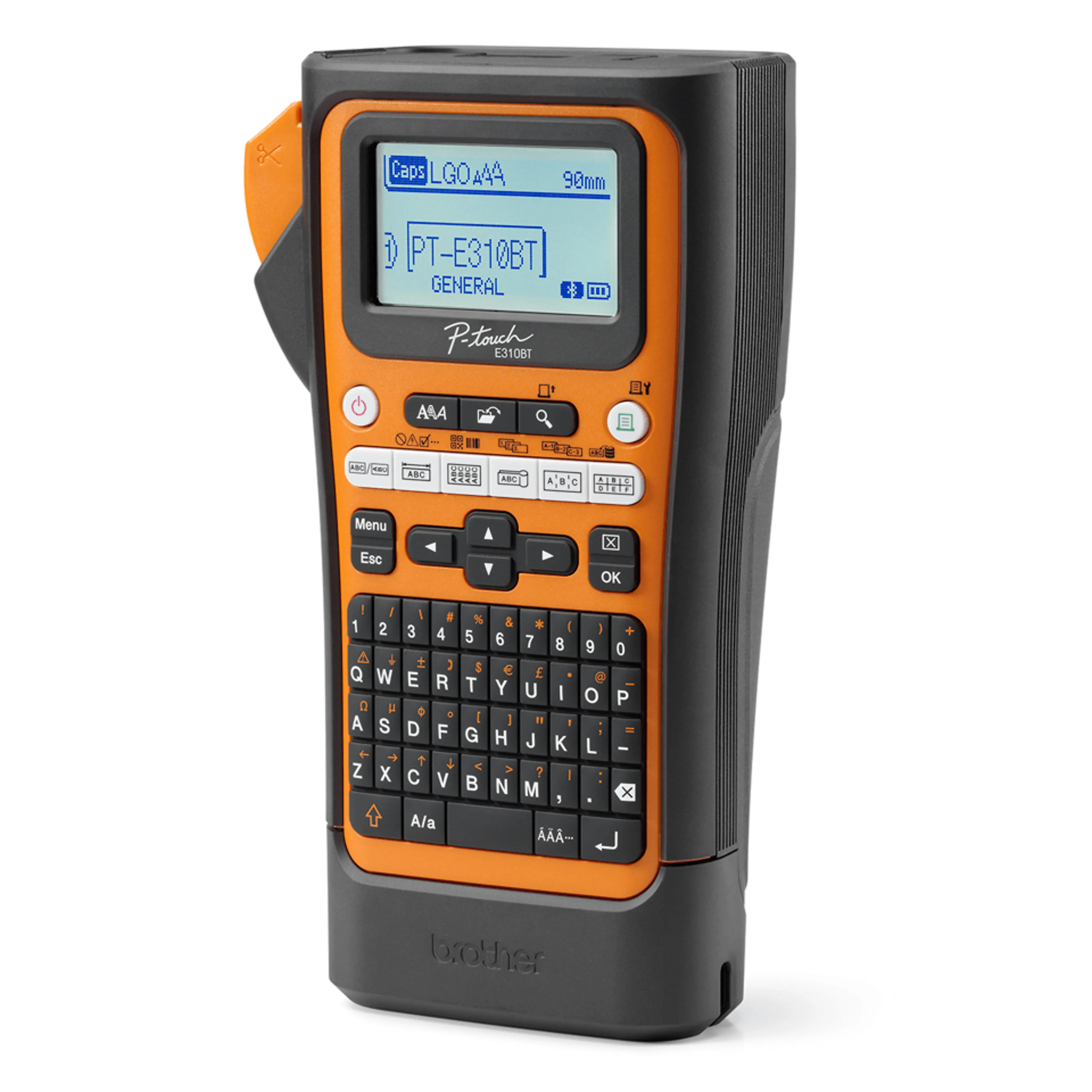 Brother professionele labelprinter PT-E310BTVP - USB - Bluetooth - QWERTY-toetsenbord - draagkoffer