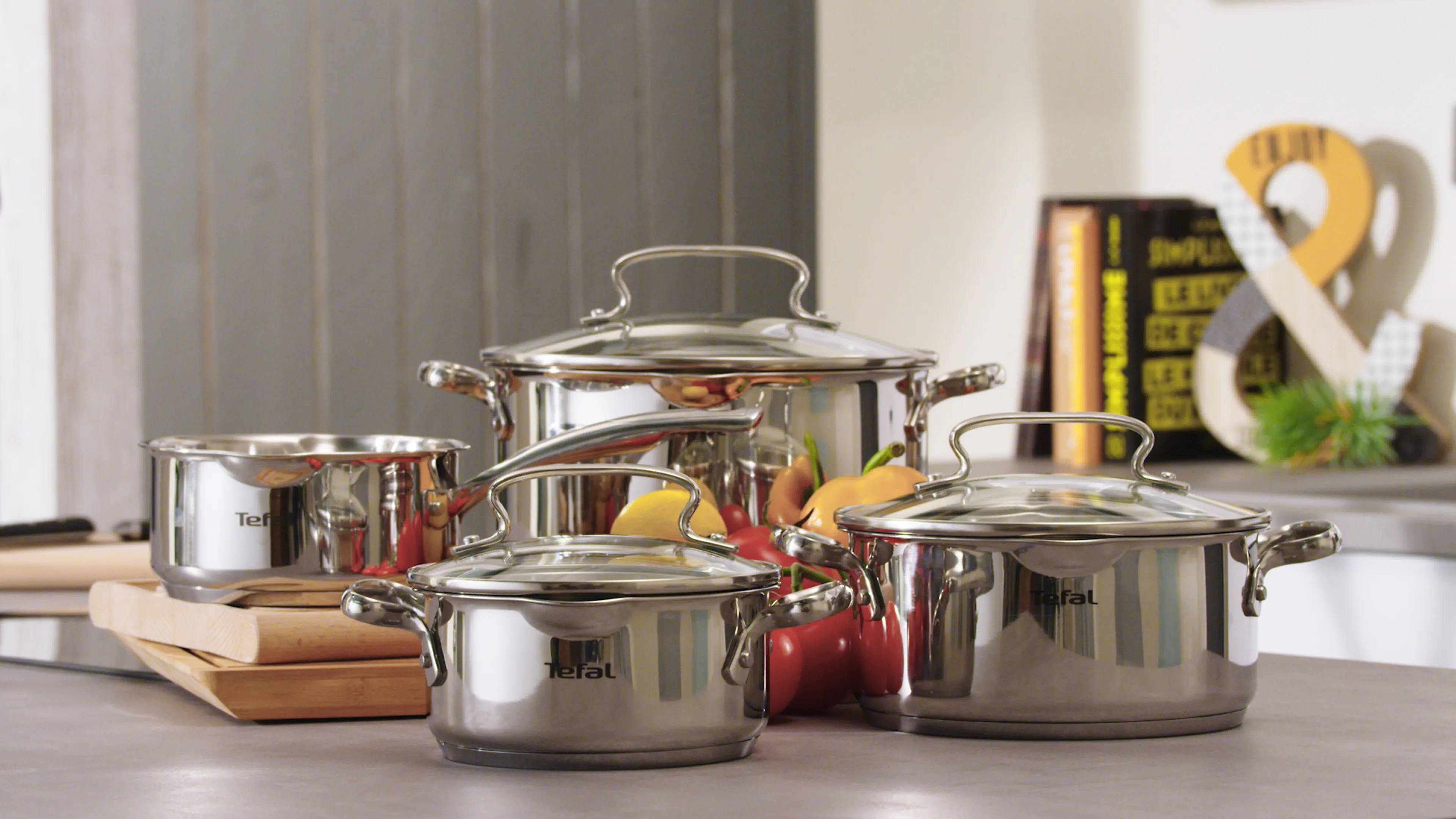 Tefal Duetto+ G719S735 - 4-delige kookset