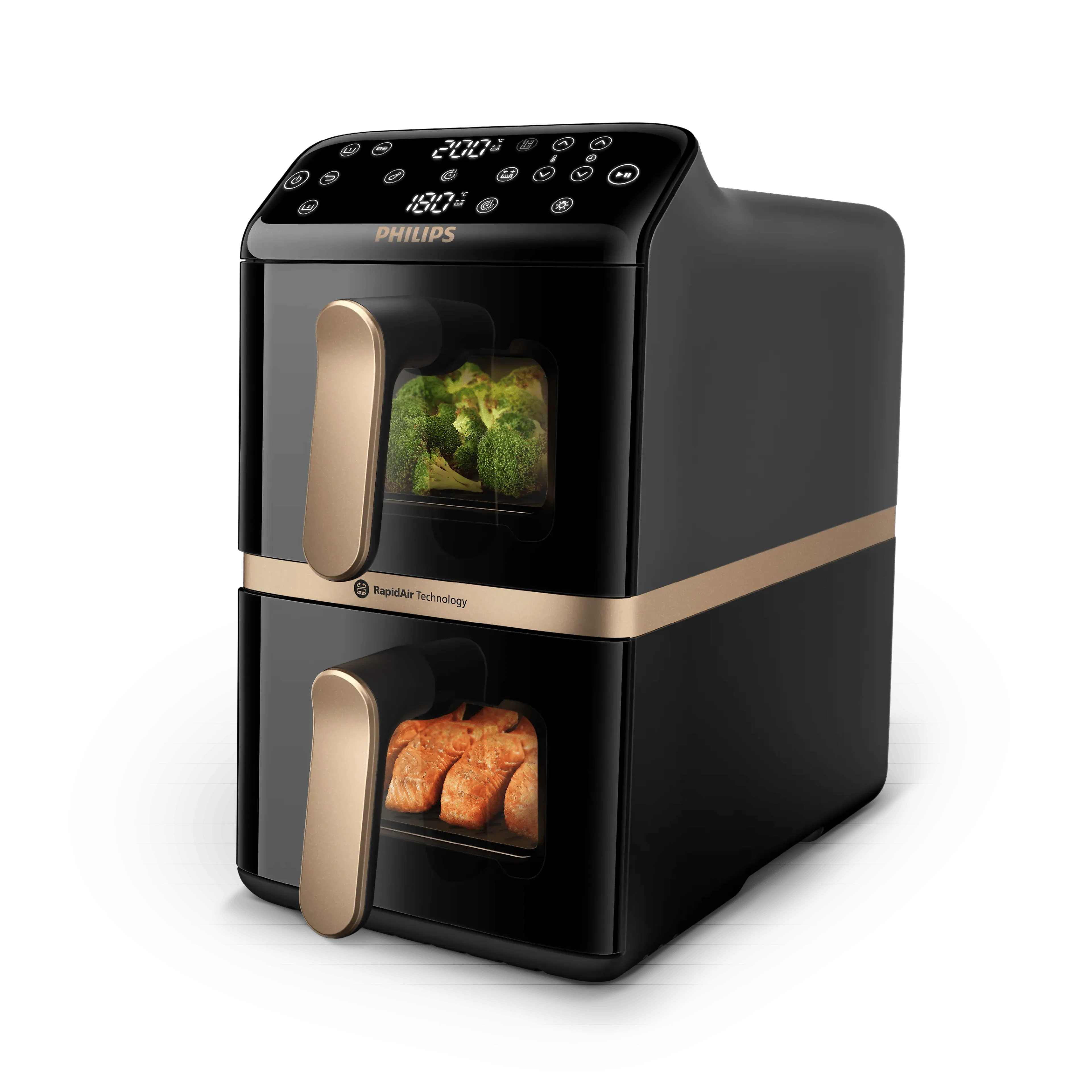 Philips 4000 series Dual Stack Airfryer Vertical Basket 10L