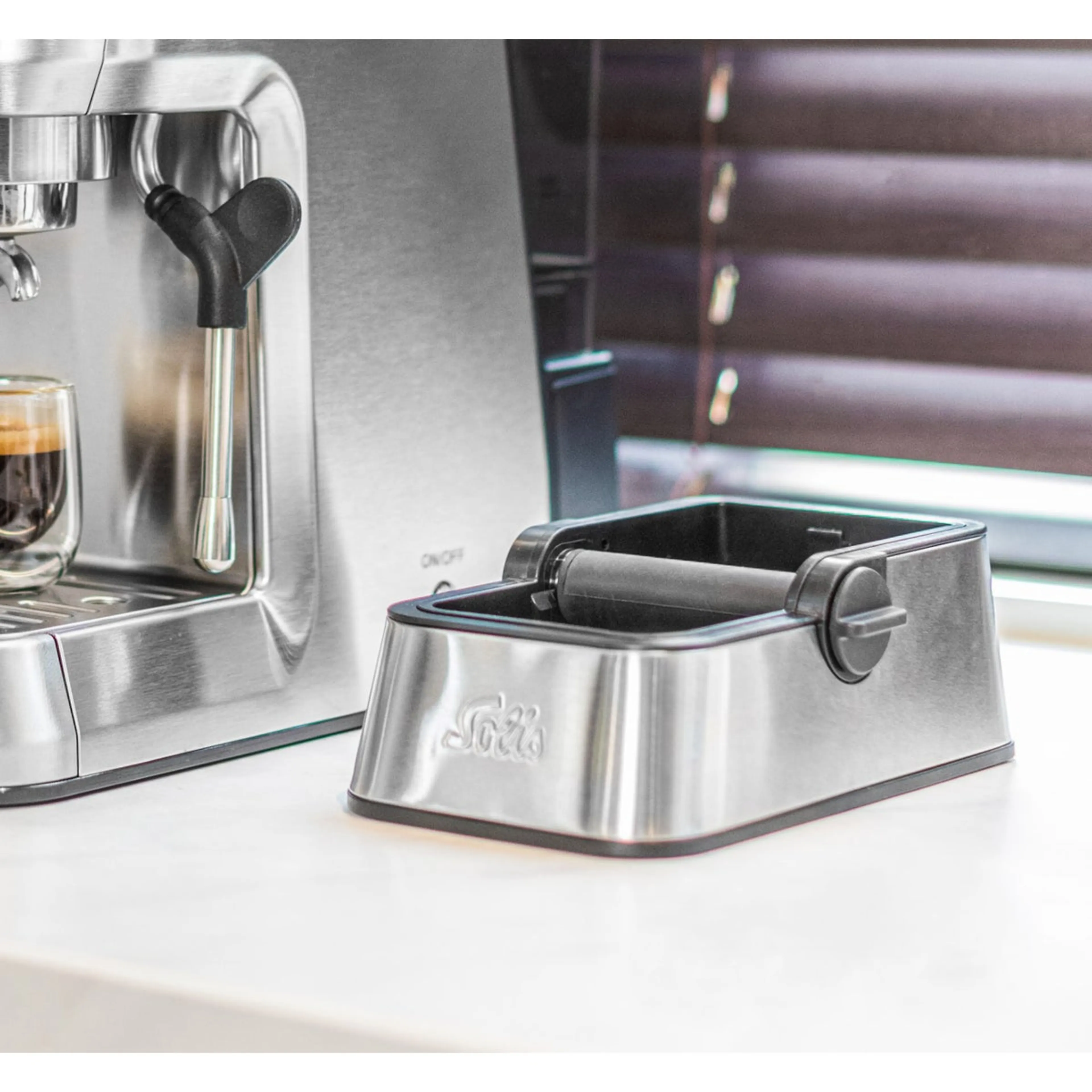 Solis Perfetta Coffee Knock Box RVS - 700 ml - roestvrij staal