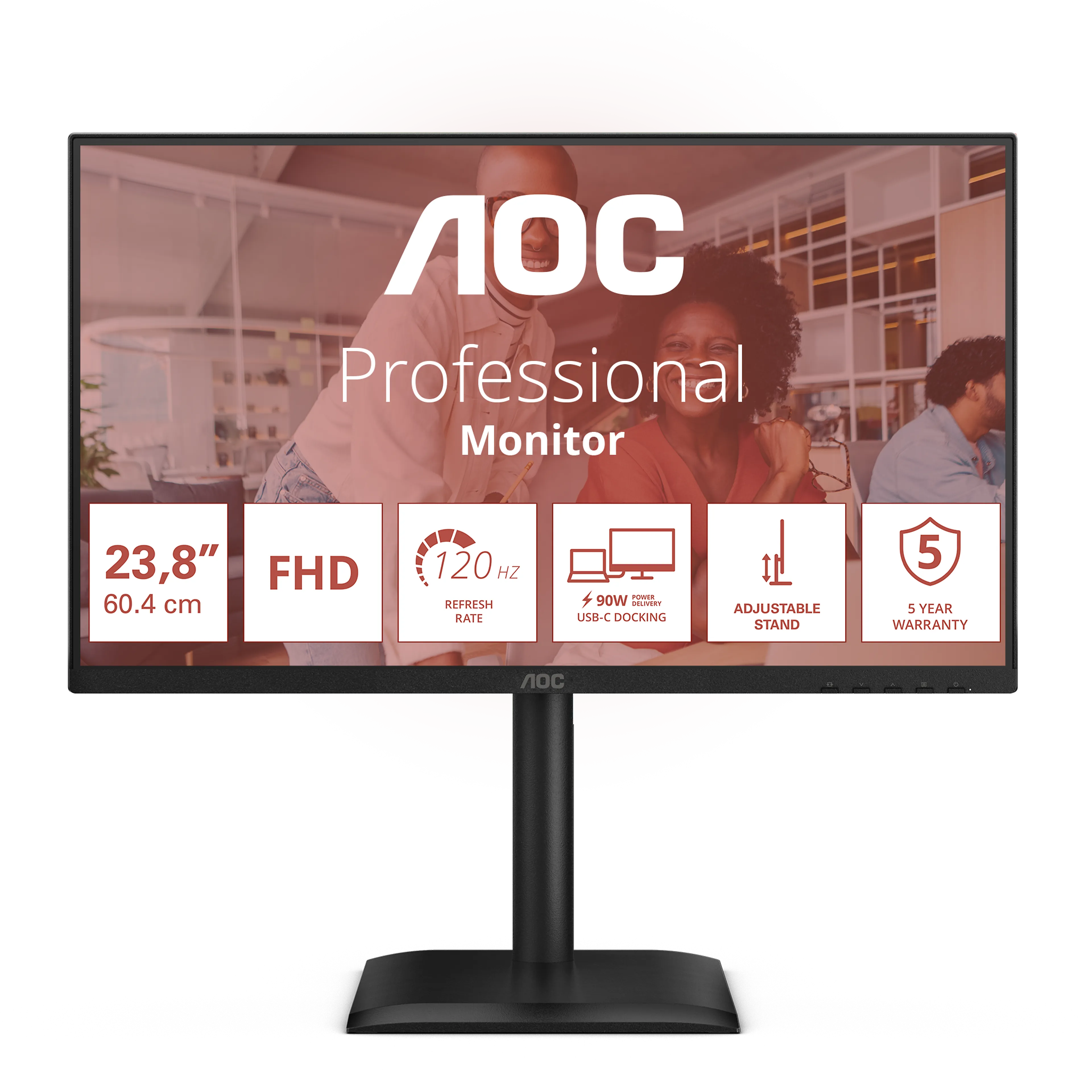 AOC E4 24E4CV - 24" - FHD - IPS - 120 Hz