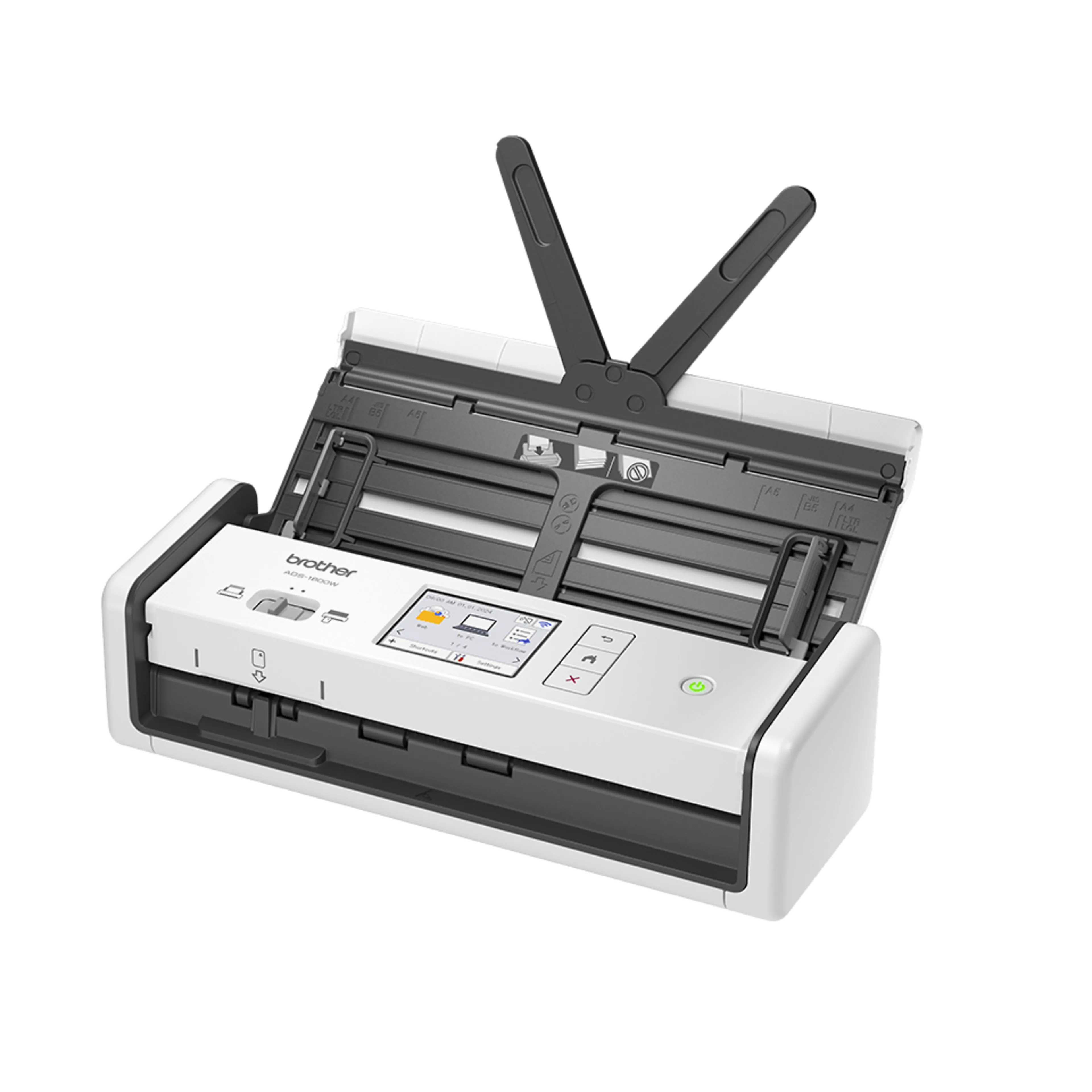 Brother documentscanner ADS-1800W - draadloos - USB-C voeding - kleurentouchscreen