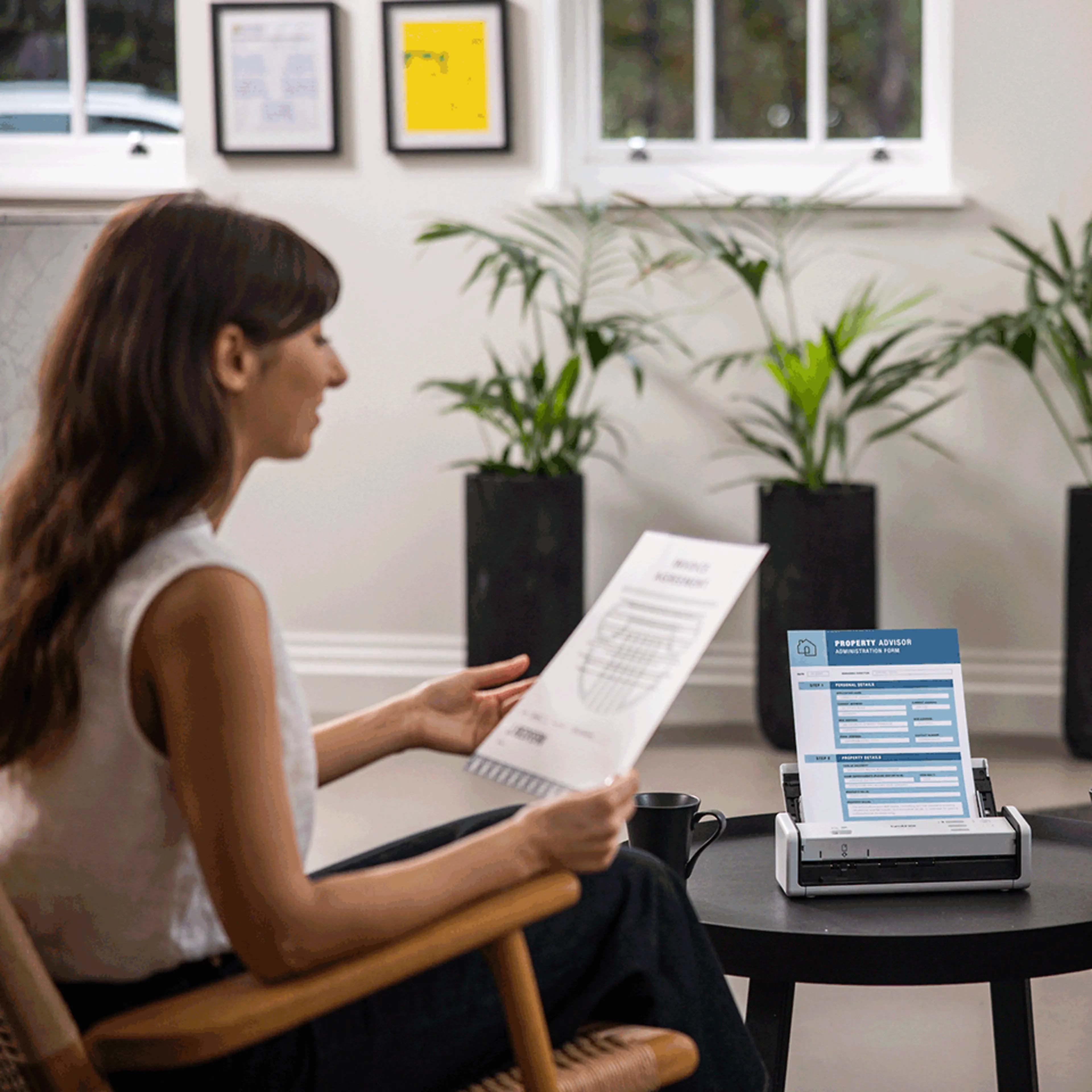 Brother documentscanner ADS-1300 - compact - draagbaar - USB-C aansluiting