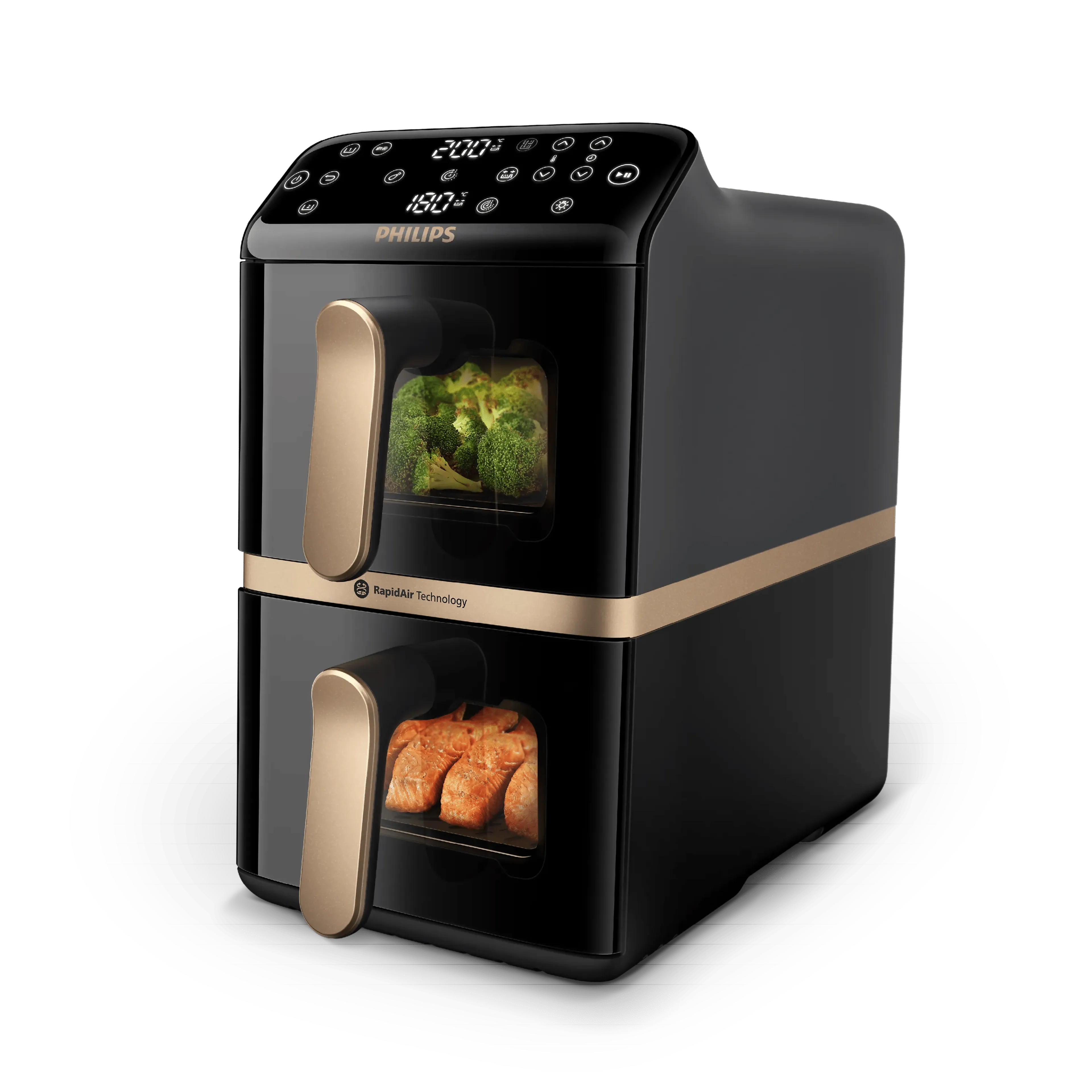 Philips 4000 series Dual Stack Airfryer Vertical Basket 10L