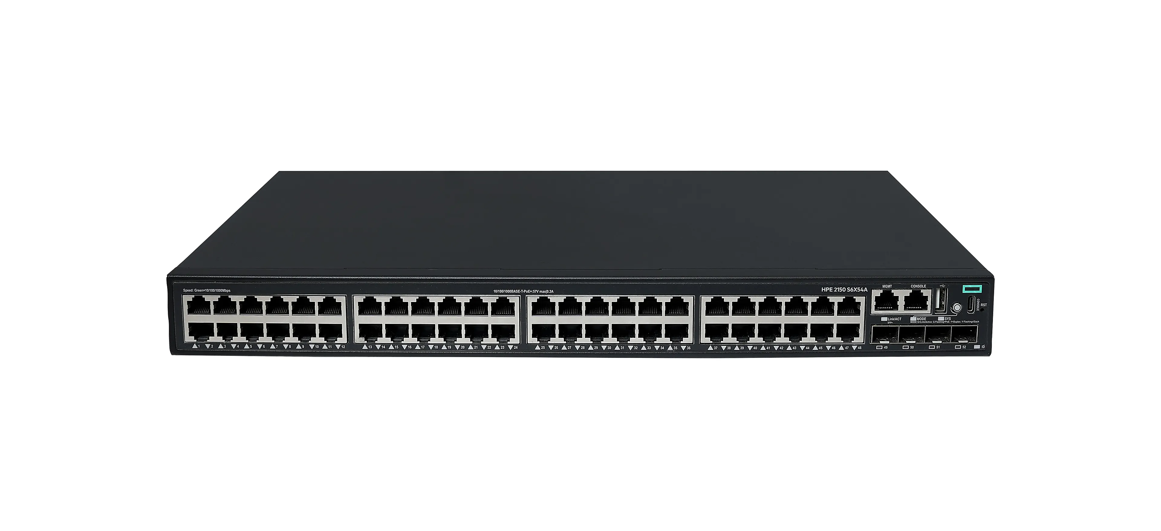 HP Enterprise CW 2150 48p 10M/100M/1G Poe+ 4p SFP+ 1G/10G 770W switch