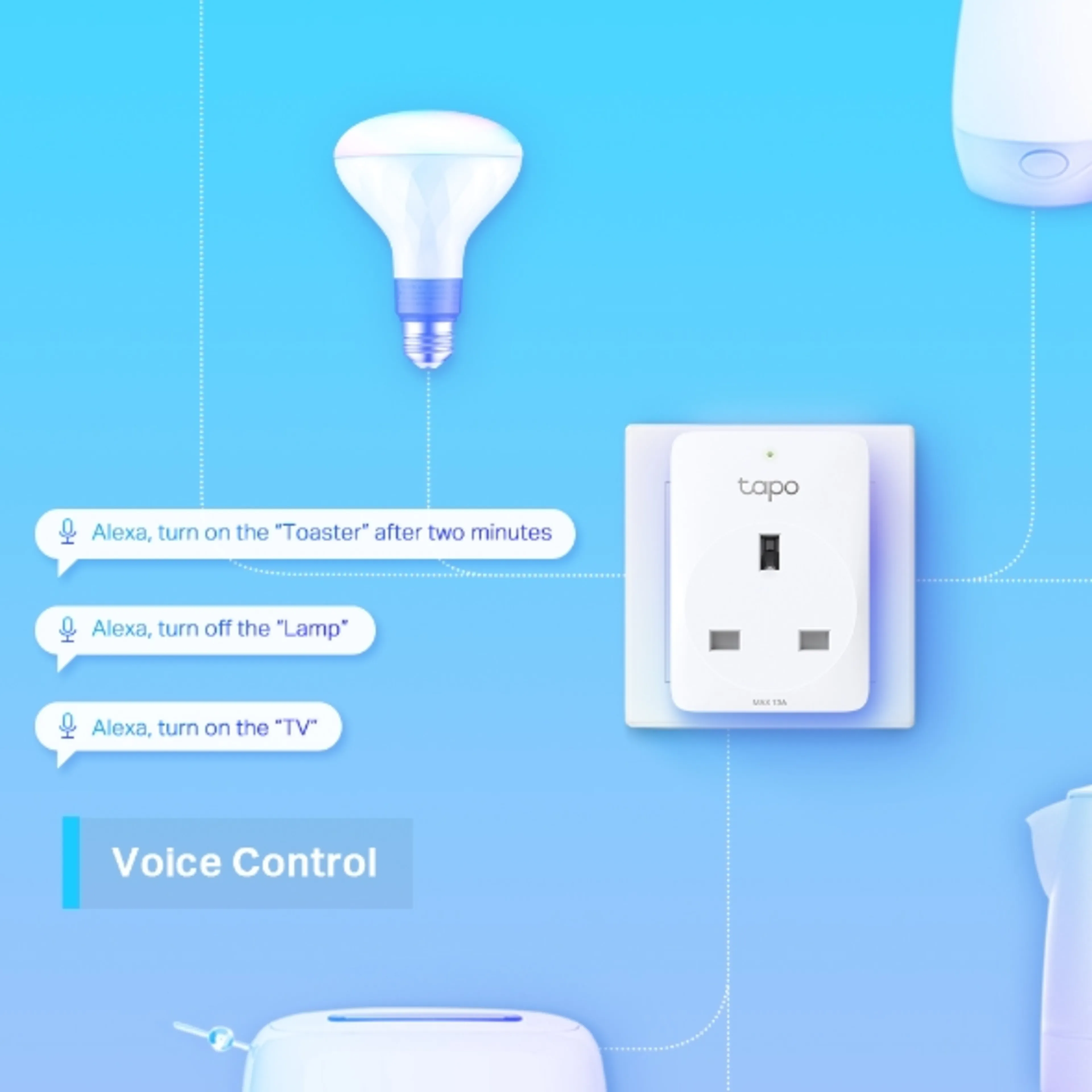 TP-Link Tapo P100 - Wi-Fi - Bluetooth 4.2 - 220-240 V - 13 A