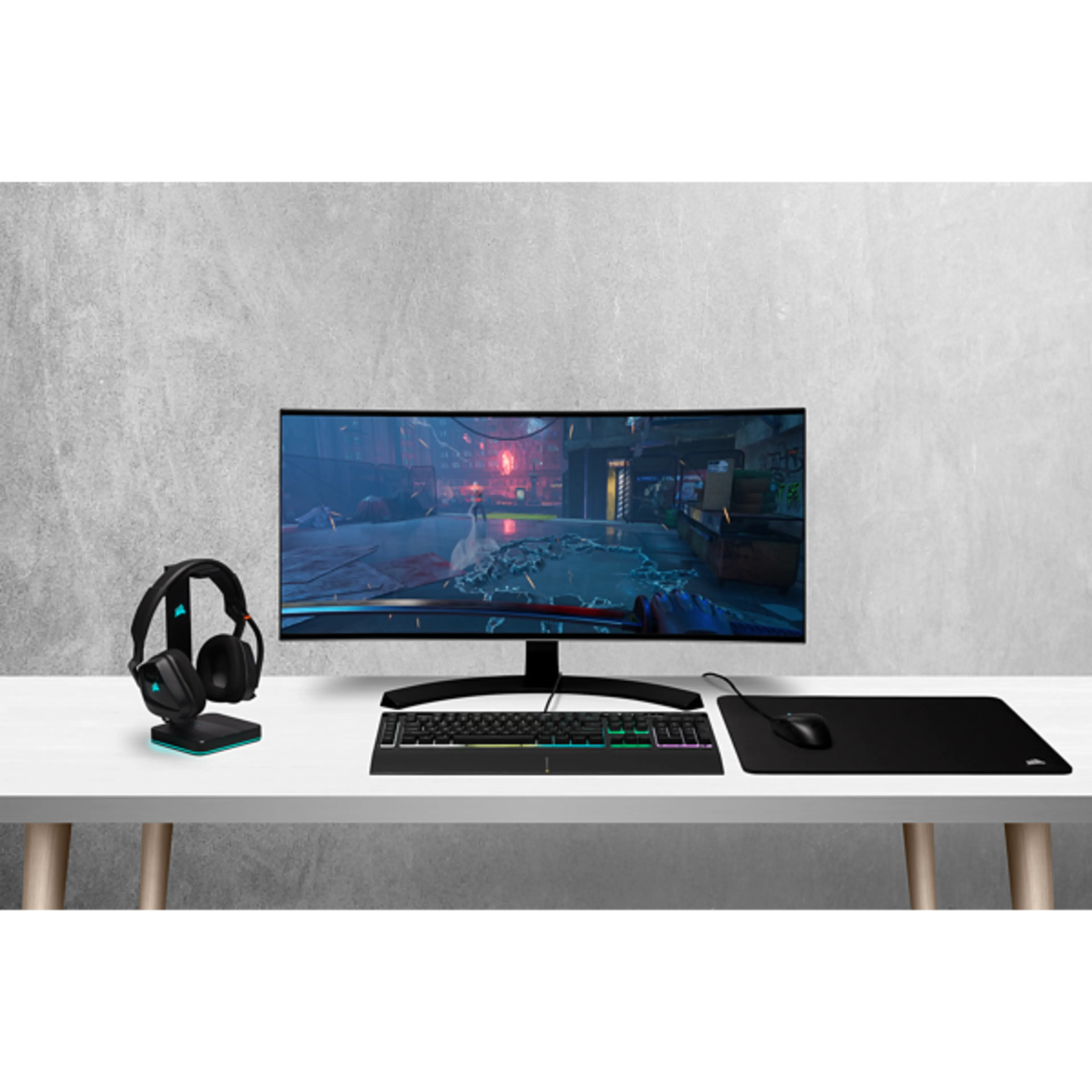 Outlet K55 RGB PRO - gaming - USB 2.0 Type-A - 111 toetsen - IP42 bescherming