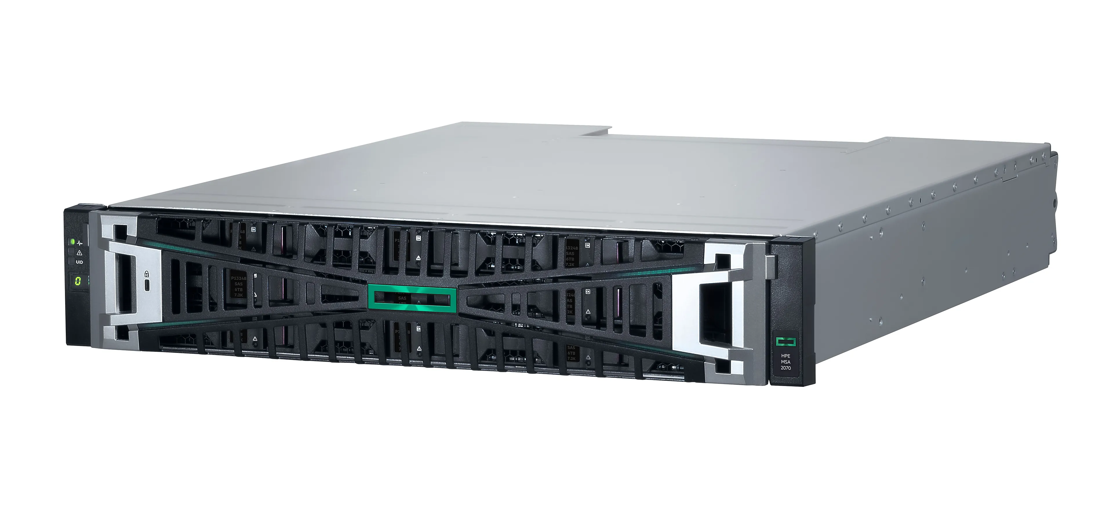 HP Enterprise MSA 2070 LFF 2x12Gb SAS 4-poorts controller opslagarray