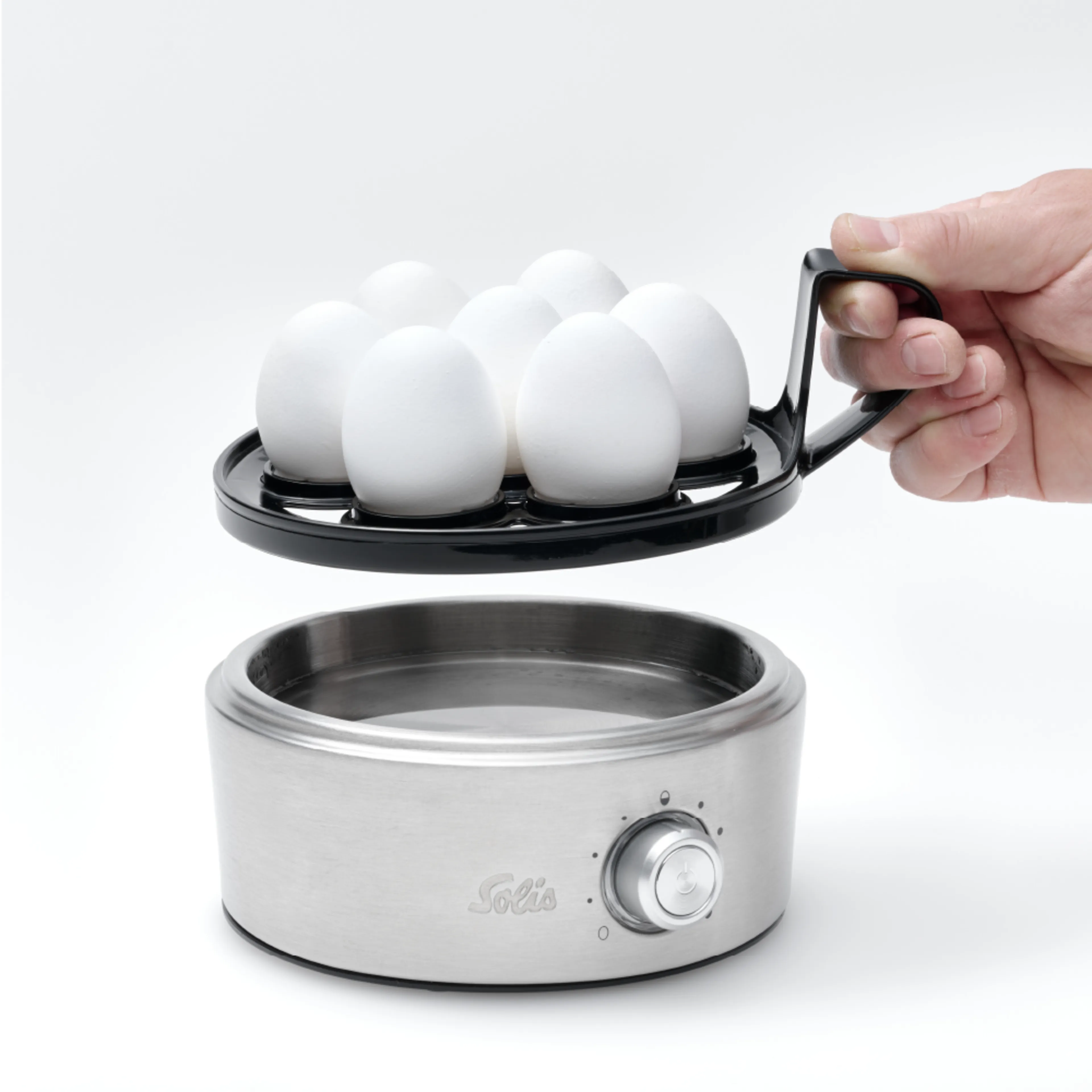 Solis Egg Boiler & More 8272 - multifunctioneel - handgreep cool-touch - max 7 eieren