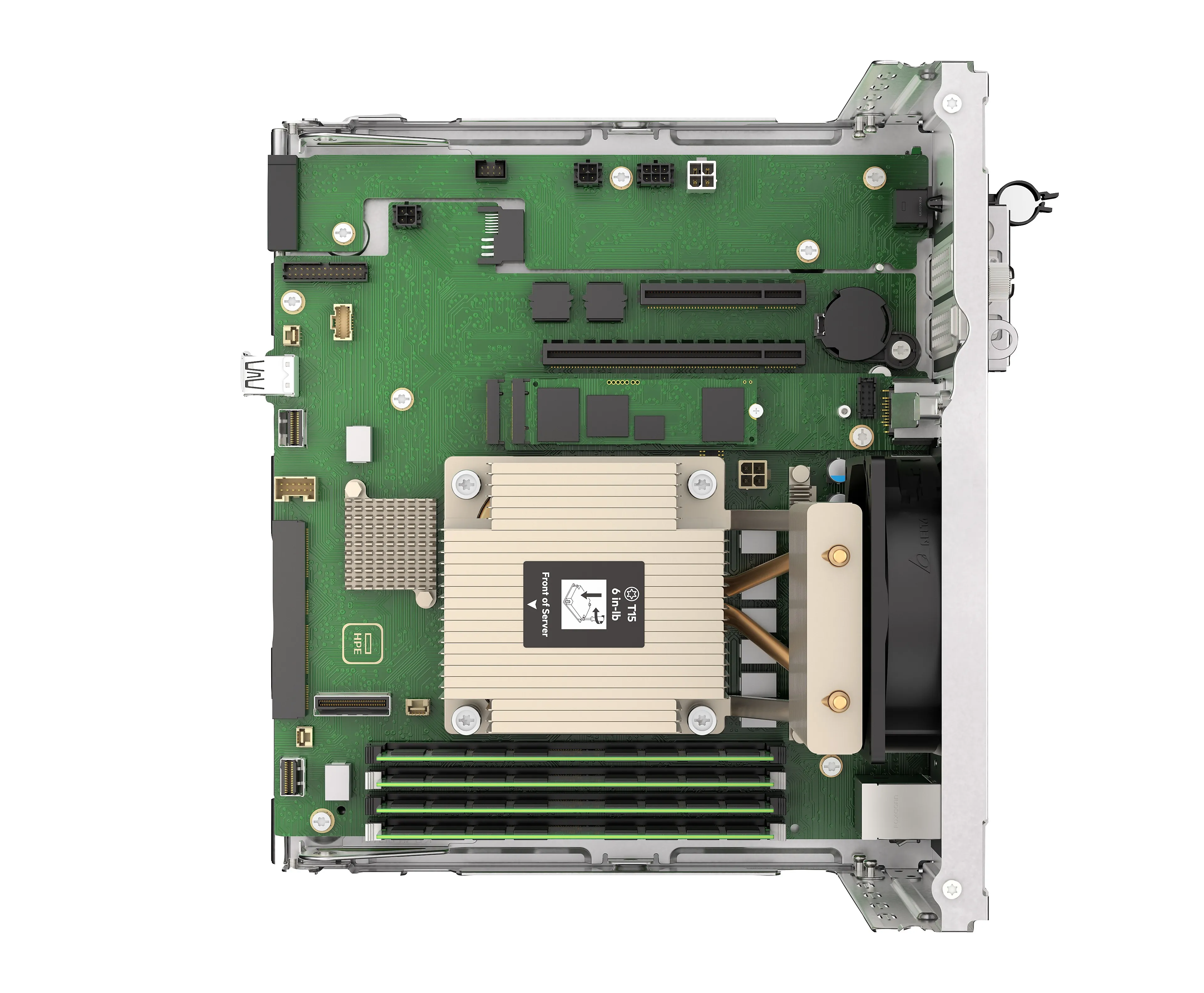 HP Enterprise ProLiant MicroServer Gen11 E-2434 - 32GB RAM - 4LFF - 2x4TB HDD - 180W externe voeding