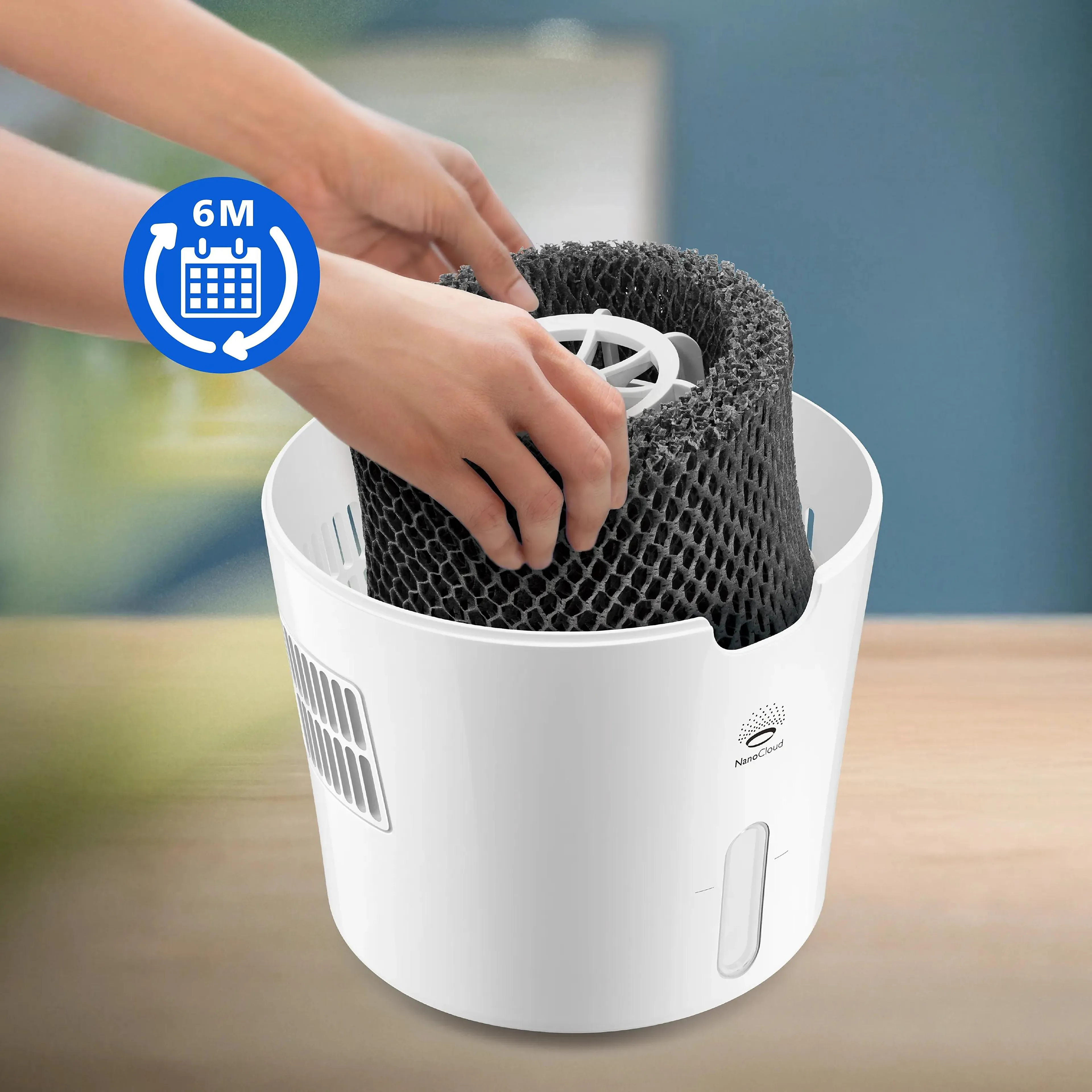 Philips filtre d'humidification d'origine FY2402/00 - technologie NanoCloud