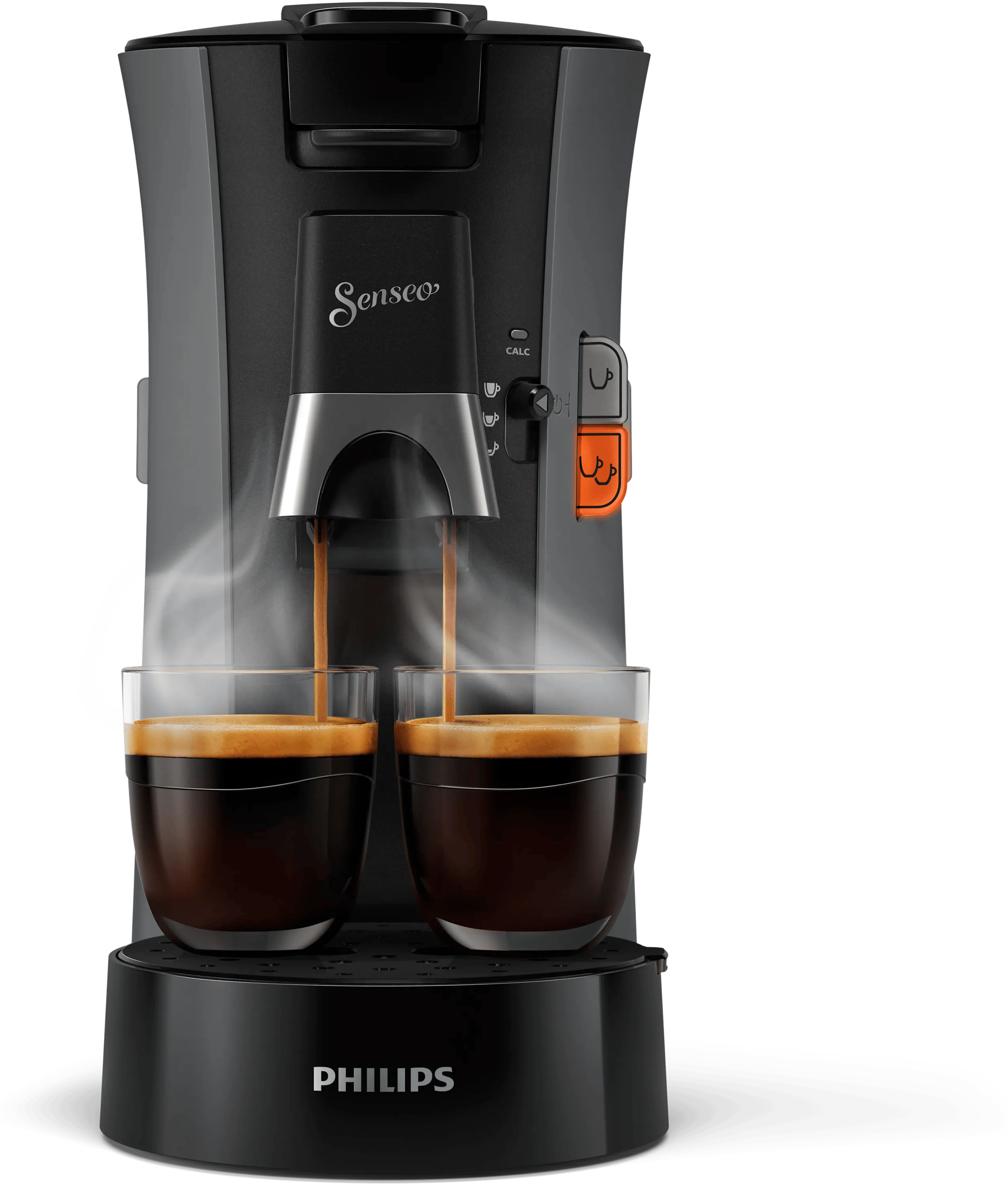Philips koffiepadmachine senseo select csa230/50 - dark slate - we-instellingen
