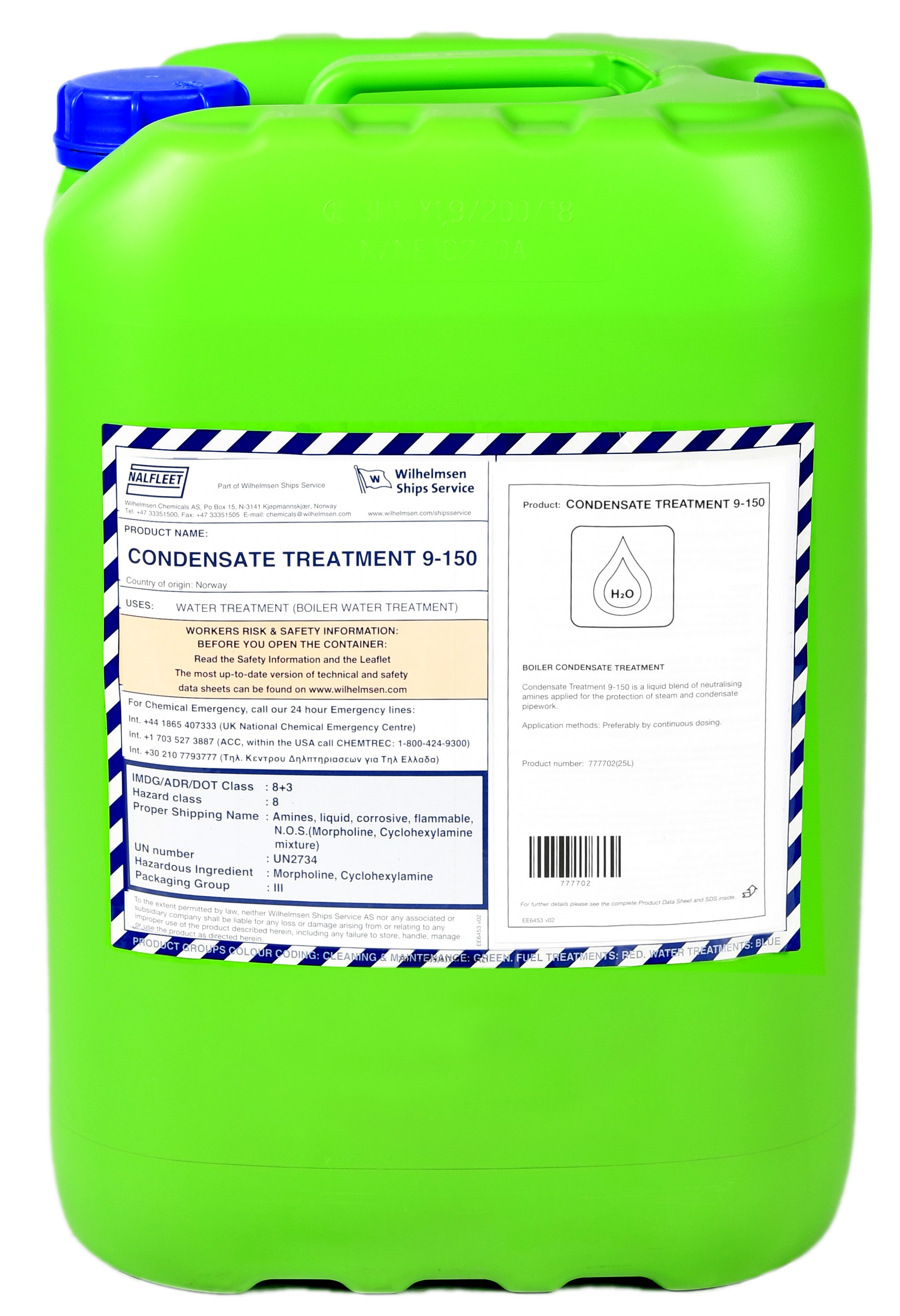 CONDENSATE TREATMENT 9-150 25 LTR