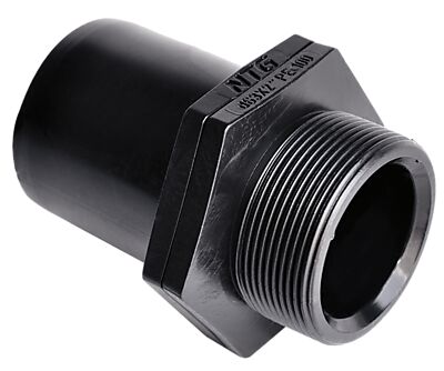 PE100 ADAPT NIPP LANG EL-SV UTV-GJ SDR11 d063MM x R040(11/2)